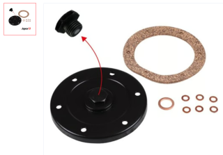 Víko motoru kit/výpust oleje - Typ 1/3/CT/CZ/WBX motory (1960 » 03)