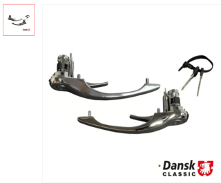 Kliky dveří chrom L/P - Porsche 911 (1969 » 77)