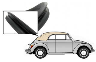 Těsnění skla plné/zadní - T.1 Cabrio (1974 »)
