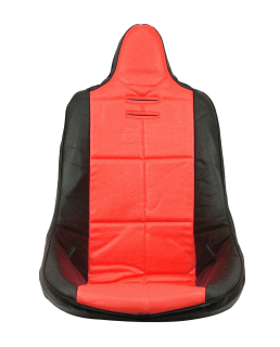 Potah sedadla černo/červený vinyl - T.1 Buggy/Baja (#62-2300#7521)