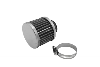 Filtr trubice odvětrání motoru/chrom (#16-2049-0)
