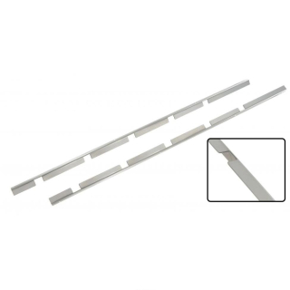 Lišty předních dveří S/S těsnění skla - Typ 2 (1955 » 67)