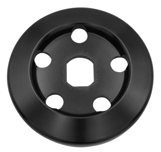 Řemenice Alu černá 1/2 alt/gen - Typ 1 motor (1960 »)