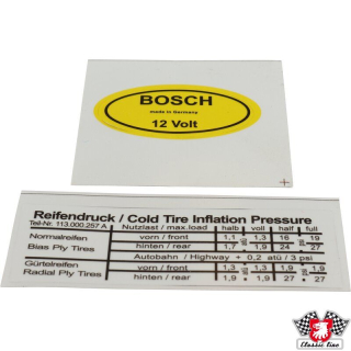 Samolepky/set 2ks - Typ (» 2003)