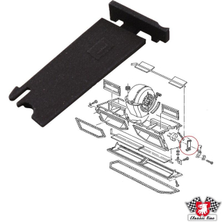 Destička nosná/klapka ventilace/L - Typ 25 (1979 » 92)