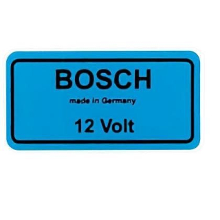 Samolepka Bosch/12 Volt - Typ 1/2/3/14/25/181 (» 2003)