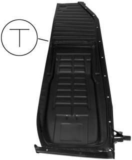 Panel podlahy/P - Typ 1 (1970 » 72)