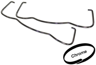 Spony vík ventilů/chrom - Typ 1/3/CT/CZ/WBX motory (#01768)