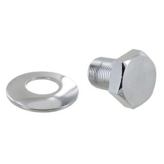 Šroub spodní řemenice 27mm/chrom - Typ 1 motor (» 2003)
