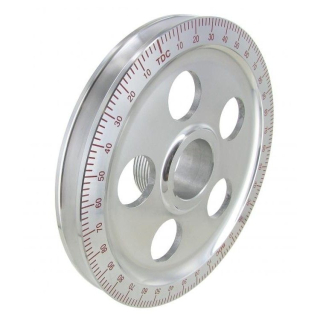 Řemenice klikové hřídele Alu/červená stupnice - Typ 1 motor (1960 »)