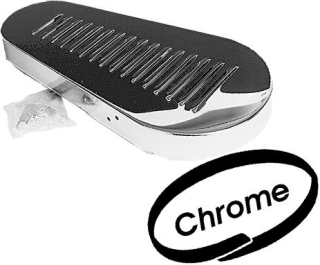 Kryt řemenic perforovaný/chrom - Typ 1 motor (» 2003)