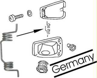 Pružinka/víčko nádrže paliva - Typ 1/3 (1967 »)