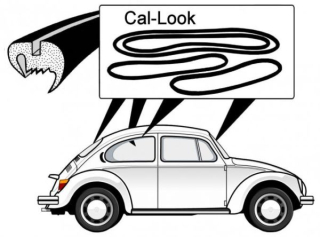 Těsnění skel plné Cal look/kit - T.1 1303 (1972 » 79)