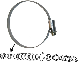 Objímka hadice topení - Typ 1/2/3/14 (» 2003)