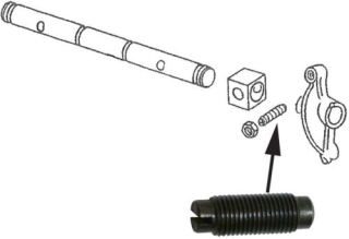 Šroub 9mm/seřízení vůle ventilu - Typ 1/3/CT/CZ/WBX motory (1979 »)