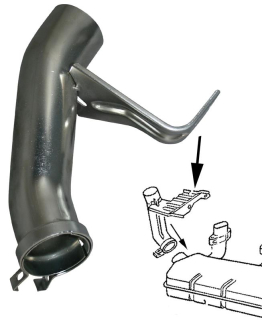 Propojka výměníku tepla/P - Typ 2/4/25 (1971 » 82)