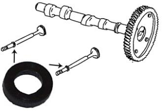 Těsnění dříku ventilu/8mm - Typ 1/3/CT/CZ motory (1960 »)