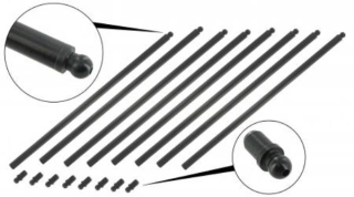 Tyčky zdvihátek ventilů 274mm/chromoly - Typ 1/3/IV/CT/CZ/WBX motory (1960 »)