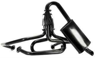 Výfuk se svody/Turbo 41mm/černý - T.1 Buggy/Baja/Trike (1.3-1.6)