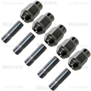 Matice kola a svorníky/chrom - Typ 1/2/3/14/181 (» 1965)