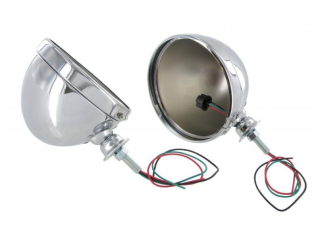 Hrnce světlometů/chrom - T.1+Baja+Buggy (univerzál)