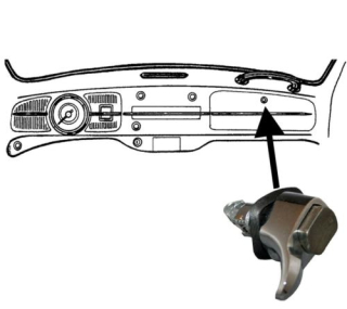 Zámek víka přihrádky - Typ 1/3/14 (1952 » 67)