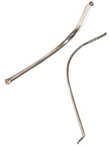 Lišty výstupu topení/chrom - Typ 1 (1957 » 67)