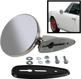 Zrcátko zpětné vnější/chrom L/P - Porsche 356/911/912 (1963 » 67)