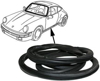 Těsnění skla pro lištu/čelní - Porsche 911 (1963 » 89)