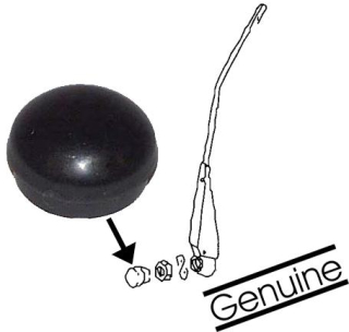 Záslepka ramínka stěrače L/P - Typ 1/2/3/14/25/Golf/Jetta (1969 »)