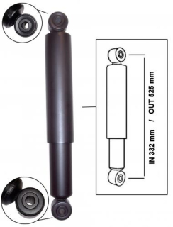 Tlumič nárazu/zadní L/P - Typ 25 (1979 » 92)