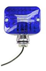 Světlo koncové poziční mini/modré/2-vlákna - Typ (univerzál)