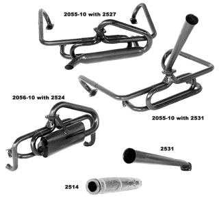 Svody výfuku Baja/černé - T.1 Buggy/Baja (1.3-1.6)