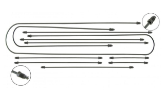 Trubky brzd/kit - Typ 2 (1971 » 72)