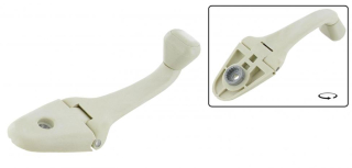 Klička bílá/střešní okno - Typ 1/2/3 (1967 » 79)