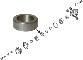 Kroužek poloosy vymezovací/zadní L/P - Typ 1/2/3/14/181 (» 2003)