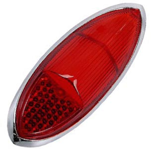 Sklo světla/zadní L/P - Typ 14 (1959 » 69)