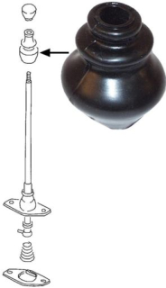 Manžeta páky řazení - Typ 1/2/14/181 (1950 » 03)