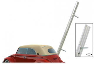 Lišta krycí Alu/zadní - Typ 1/14 Cabrio (» 1967)