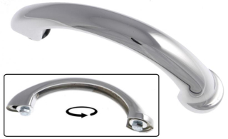 Madlo přední kapoty OE/chrom - Typ 1 (1952 » 67)