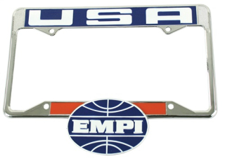 Držák SPZ chrom/EMPI/zadní (US verze)