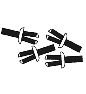 Příchytky/horní kryt sloupku - T.1 Cabrio 1303 (1972 » 80)