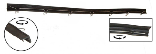Těsnění stahování skla dveří/vnitřní L/P - Typ 1 (1952 » 64)