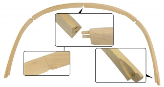 Rám střechy/zadní - T.1 Cabrio (» 1966)