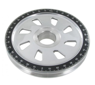 Řemenice klikové hřídele Alu/černá stupnice - Typ 1 motor (1960 »)