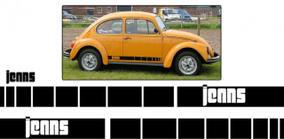 Pruhy samolepicí JEANS BUG/kit - T.1 1200