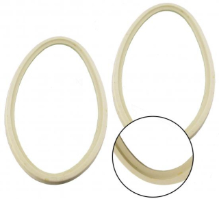 Těsnění chrom rámečku/zadní - Typ 1 (1961 » 73)