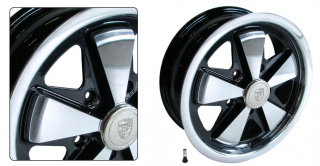 Kolo Fuchs černé/leštěné 5x112mm ET +20 (5.5x15)