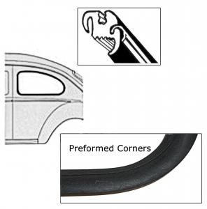 Těsnění skla pro lištu/boční L - Typ 1 (1964 » 71)