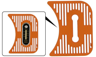 Mřížka palubní desky/digitální palivoměr - Typ 1 (1957 »)